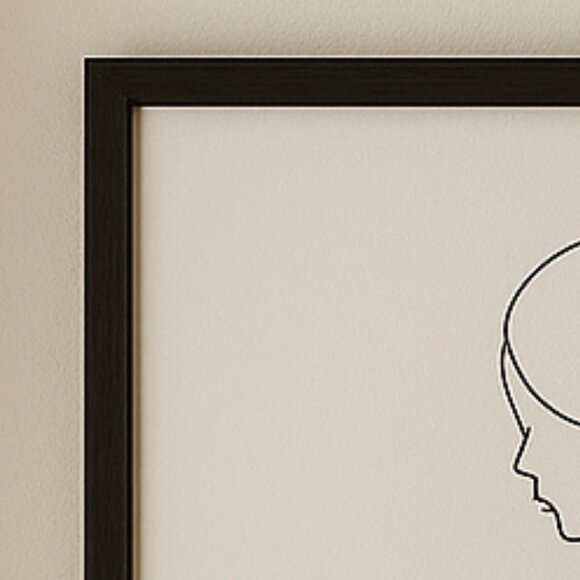 NWT Nude Line Art Female Silhouette Outlined Drawing - Picture 7 of 10